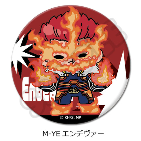 『僕のヒーローアカデミア』みんなmochocho化大作戦! 第3弾 丸形缶バッジ(57mm) M-YE エンデヴァー